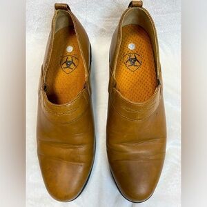 Ariat Womens Size 10B Brown Leather Clogs Shoes Slip 52326